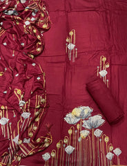 Premium Winter Pashmina Digital Print Suit Set with mirror Work(153vol) - Yanchi