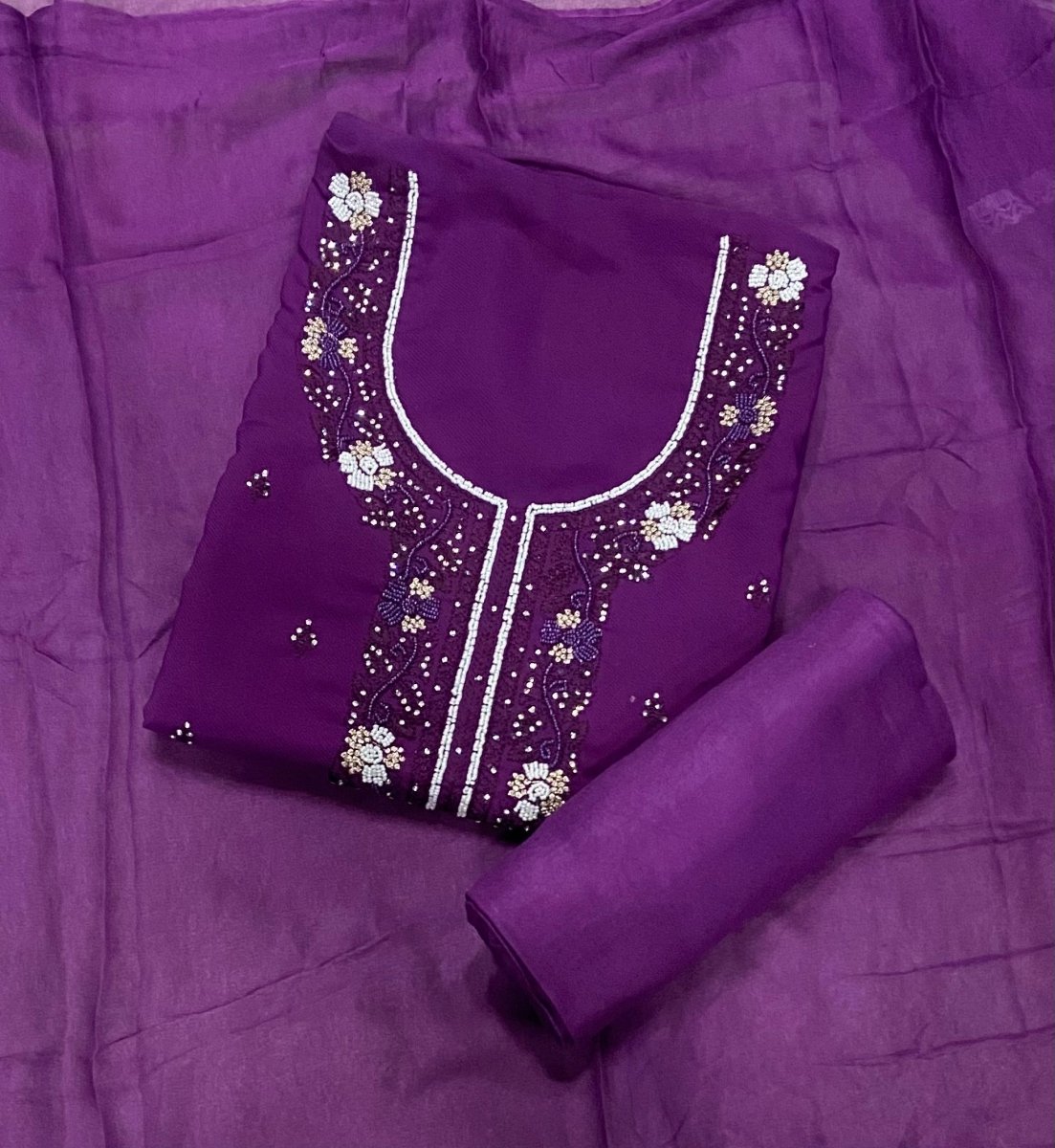 Premium Winter Suit Set With Stone work - Yanchi