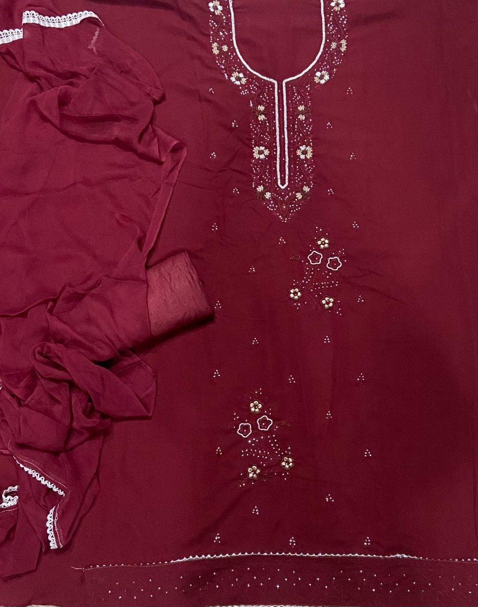 Premium Winter Suit Set With Stone work - Yanchi