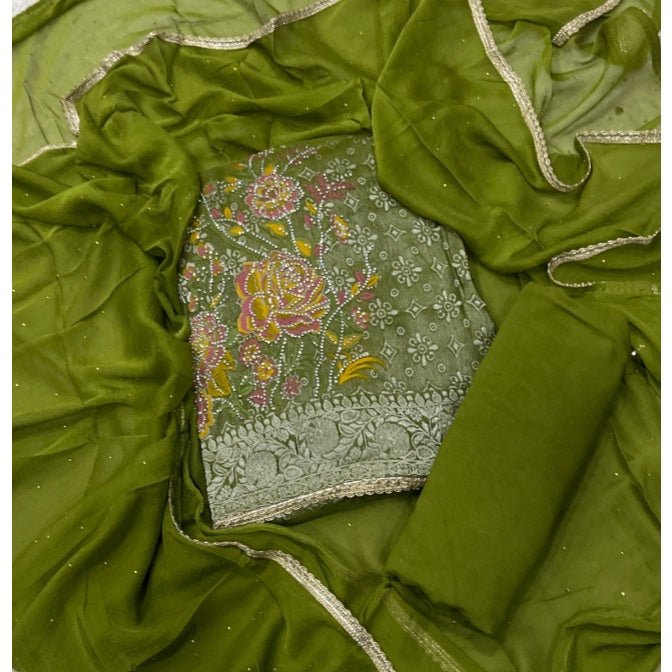 Pure Banarsi Silk Suit Set - Yanchi