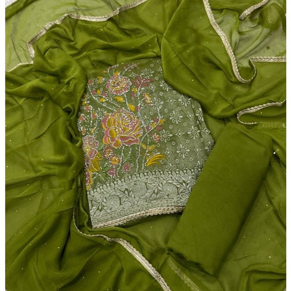Pure Banarsi Silk Suit Set - Yanchi