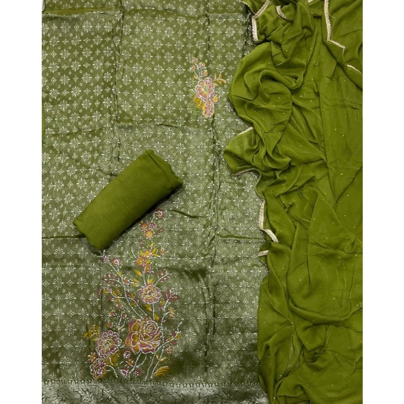 Pure Banarsi Silk Suit Set - Yanchi