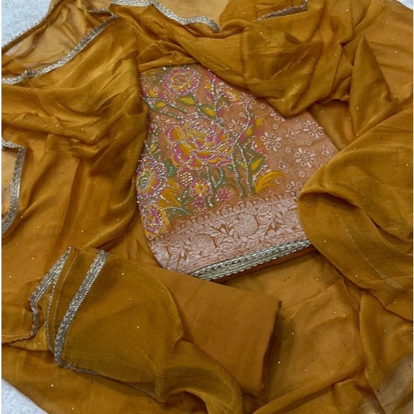Pure Banarsi Silk Suit Set - Yanchi