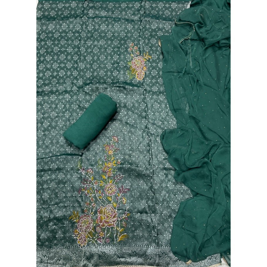 Pure Banarsi Silk Suit Set - Yanchi
