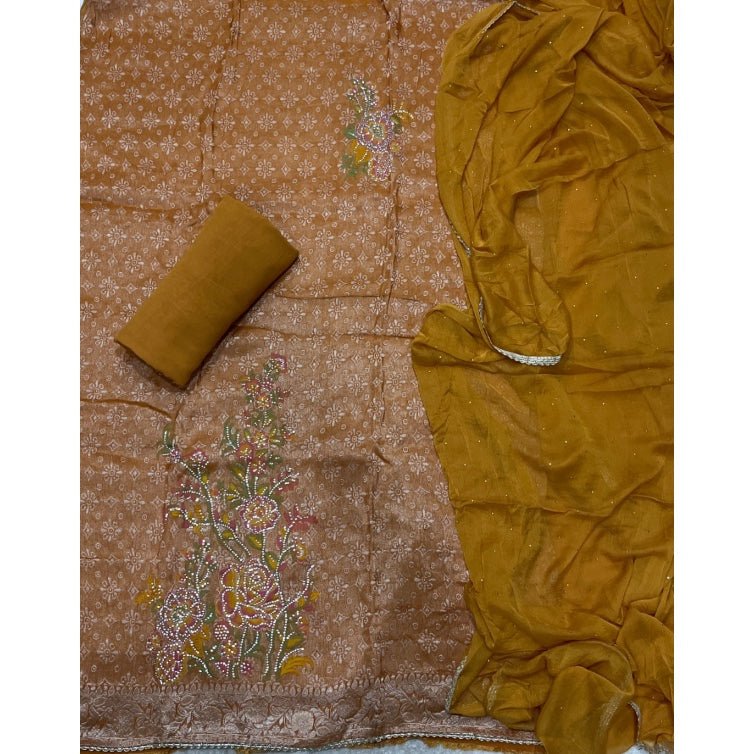 Pure Banarsi Silk Suit Set - Yanchi