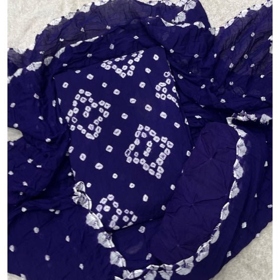 Pure Bandhej Cambric Cotton Suit Set - Yanchi