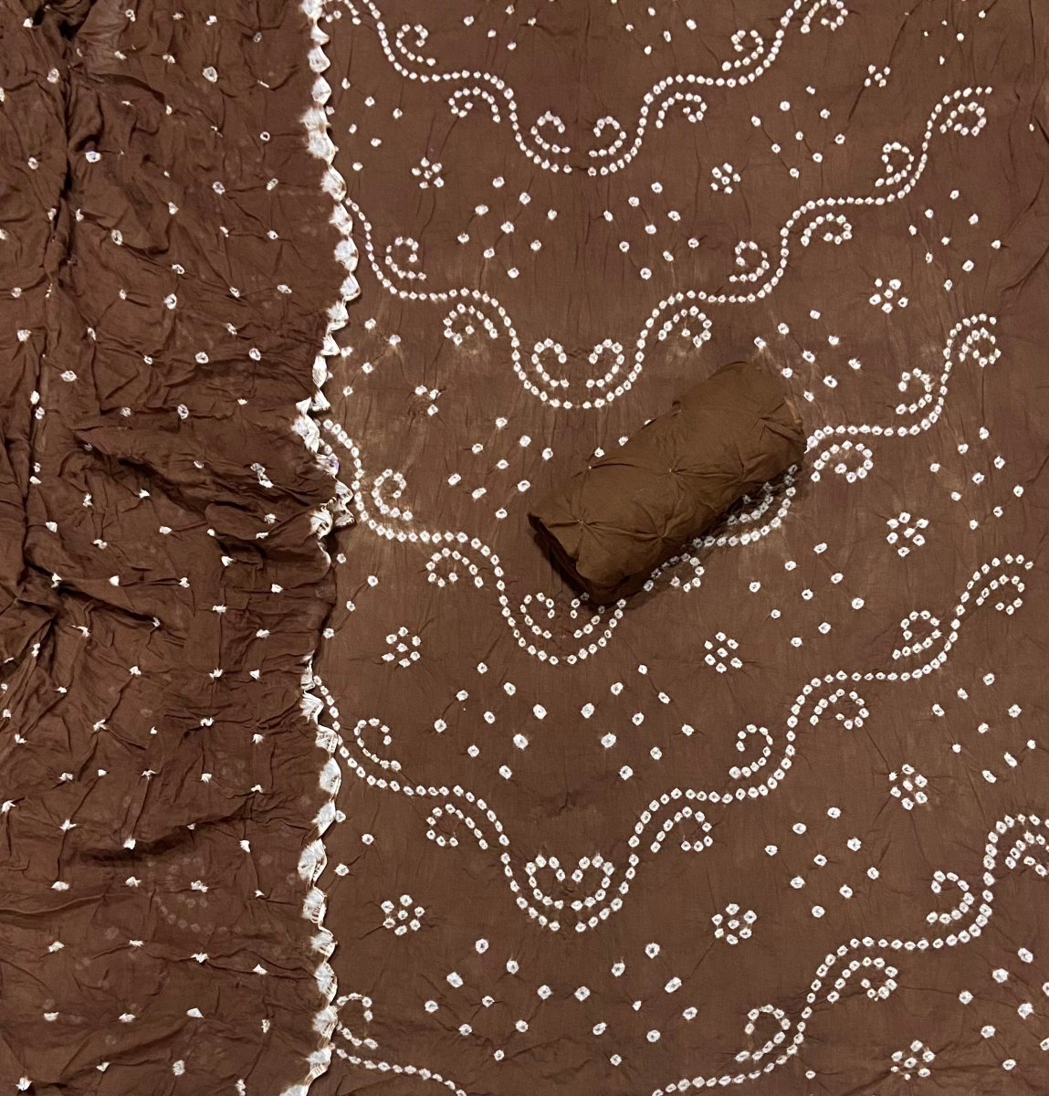 Pure Bandhej Cambric Cotton Suit Set - Yanchi