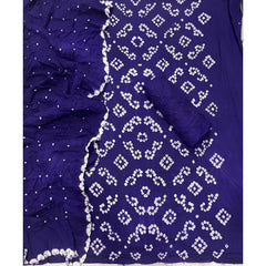 Pure Bandhej Cambric Cotton Suit Set - Yanchi