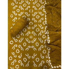 Pure Bandhej Cambric Cotton Suit Set - Yanchi