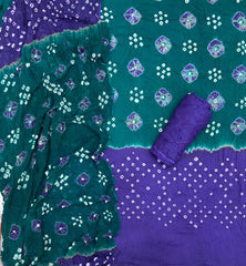 Pure Bandhej Cambric Cotton Suit Set - Yanchi