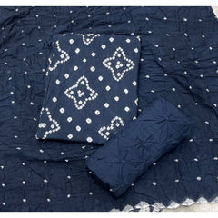 Pure Bandhej Cambric Cotton Suit Set - Yanchi
