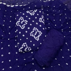 Pure Bandhej Cambric Cotton Suit Set - Yanchi