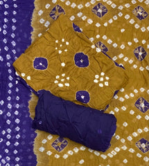 Pure Bandhej Cambric Cotton Suit Set - Yanchi