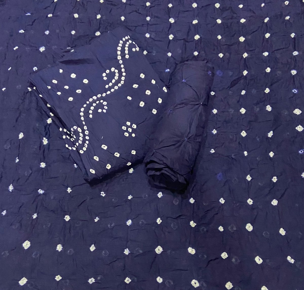 Pure Bandhej Cambric Cotton Suit Set - Yanchi