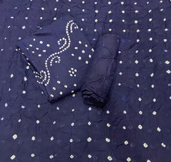 Pure Bandhej Cambric Cotton Suit Set - Yanchi