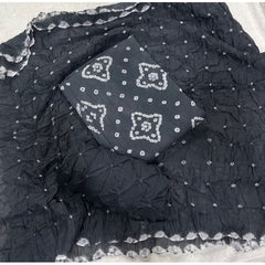 Pure Bandhej Cambric Cotton Suit Set - Yanchi