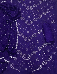 Pure Bandhej Cambric Cotton Suit Set - Yanchi