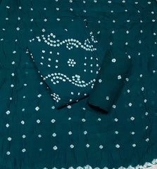 Pure Bandhej Cambric Cotton Suit Set - Yanchi