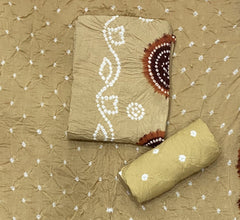 Pure Bandhej Cambric Cotton Suit Set - Yanchi
