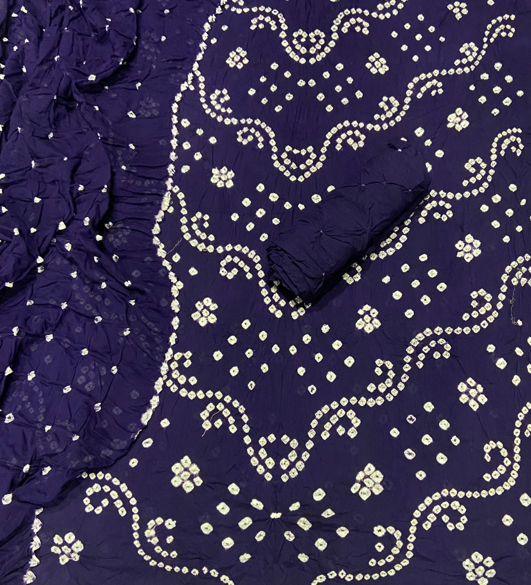 Pure Bandhej Cambric Cotton Suit Set - Yanchi