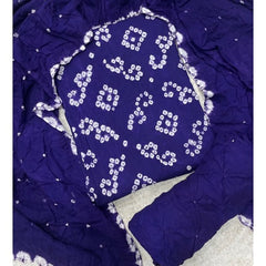 Pure Bandhej Cambric Cotton Suit Set - Yanchi