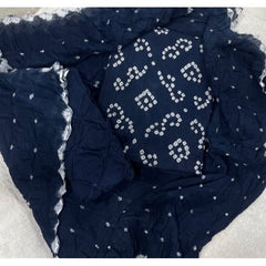 Pure Bandhej Cambric Cotton Suit Set - Yanchi