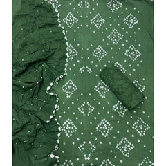 Pure Bandhej Cambric Cotton Suit Set - Yanchi