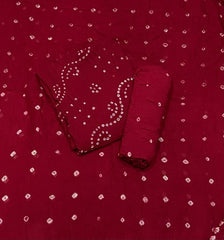 Pure Bandhej Cambric Cotton Suit Set - Yanchi