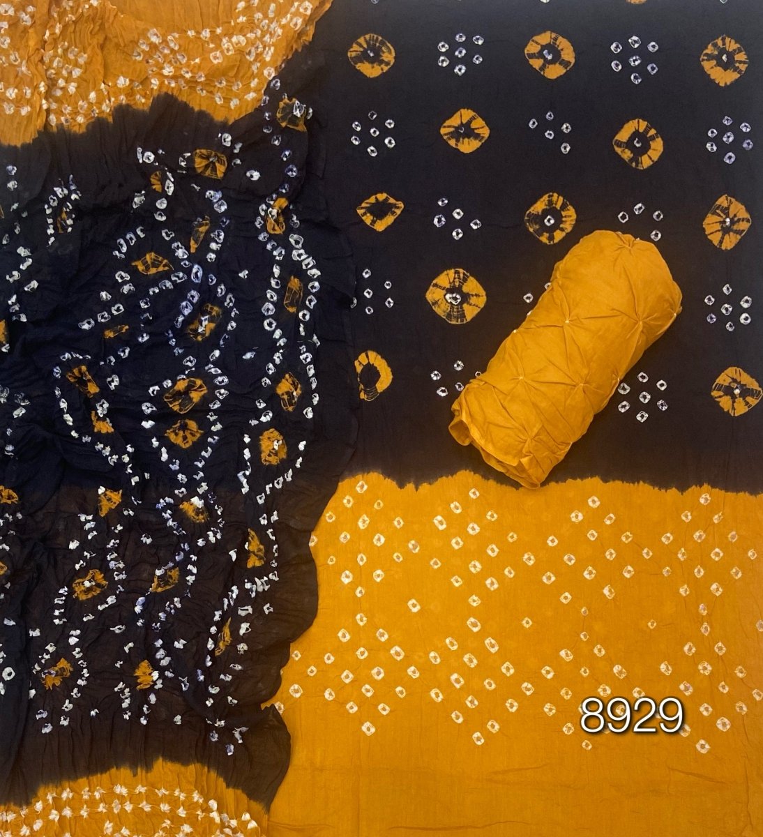 Pure Bandhej Cambric Cotton Suit Set - Yanchi