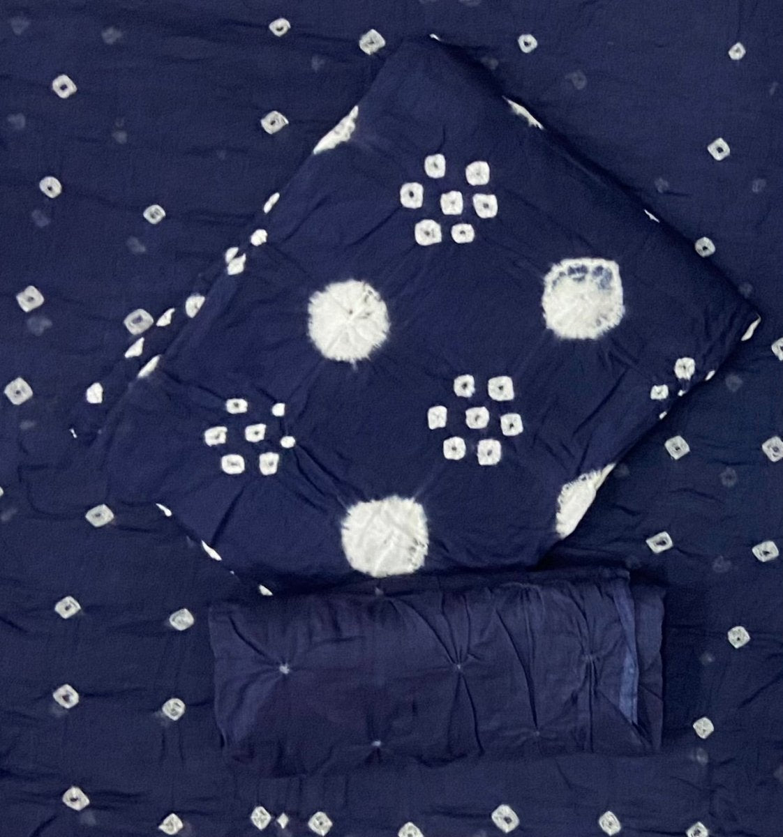 Pure Bandhej Cambric Cotton Suit Set - Yanchi