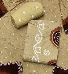 Pure Bandhej Cambric Cotton Suit Set - Yanchi
