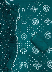 Pure Bandhej Cambric Cotton Suit Set - Yanchi