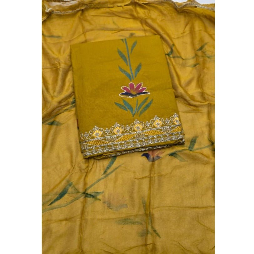 Pure Cotton Burberry with Heavy Handwork - Yanchi