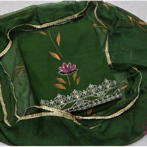 Pure Cotton Burberry with Heavy Handwork - Yanchi