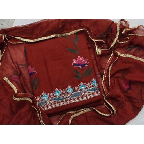 Pure Cotton Burberry with Heavy Handwork - Yanchi