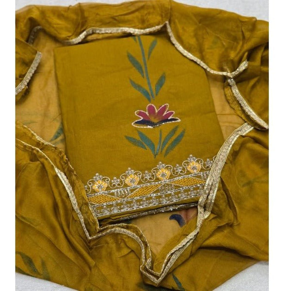 Pure Cotton Burberry with Heavy Handwork - Yanchi