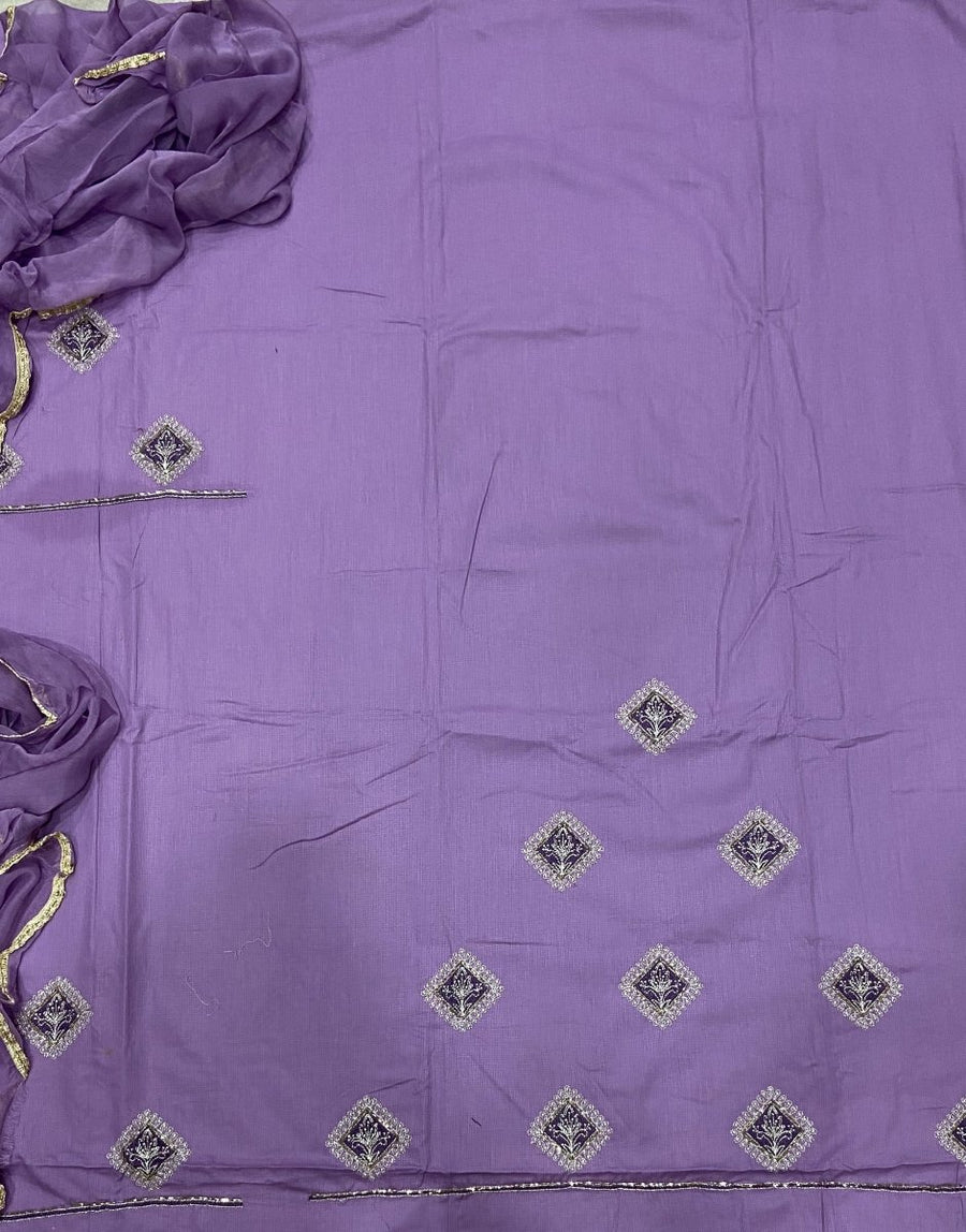 Pure Cotton Burberry with Heavy Handwork - Yanchi