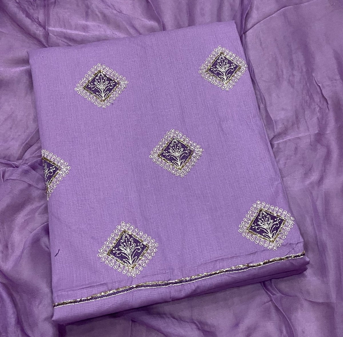 Pure Cotton Burberry with Heavy Handwork - Yanchi