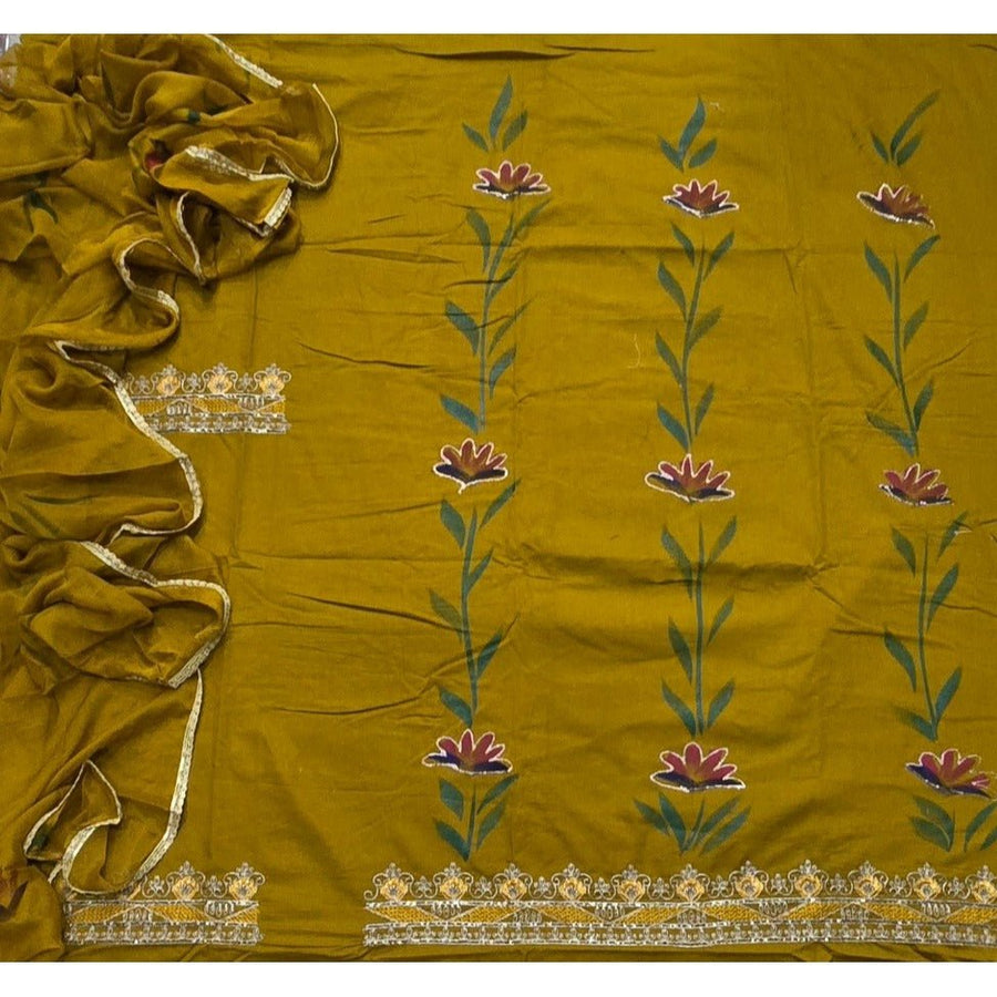 Pure Cotton Burberry with Heavy Handwork - Yanchi