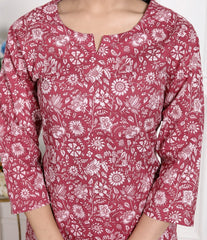Pure Cotton Kurti & Pant with Dupatta - Yanchi