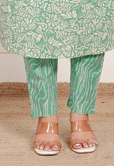 Pure Cotton Kurti & Pant with Dupatta - Yanchi