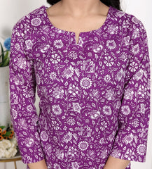 Pure Cotton Kurti & Pant with Dupatta - Yanchi