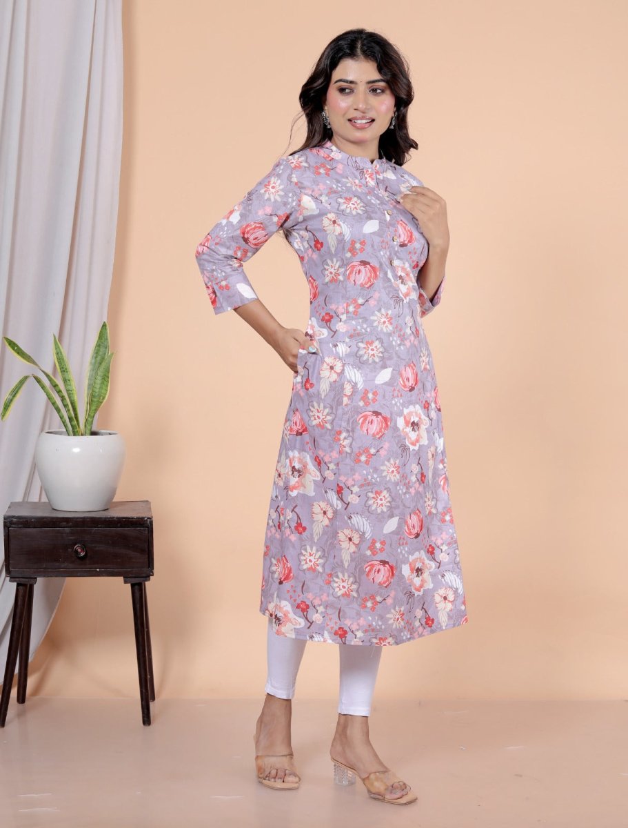 Pure Fine Cotton Print Kurti - Yanchi