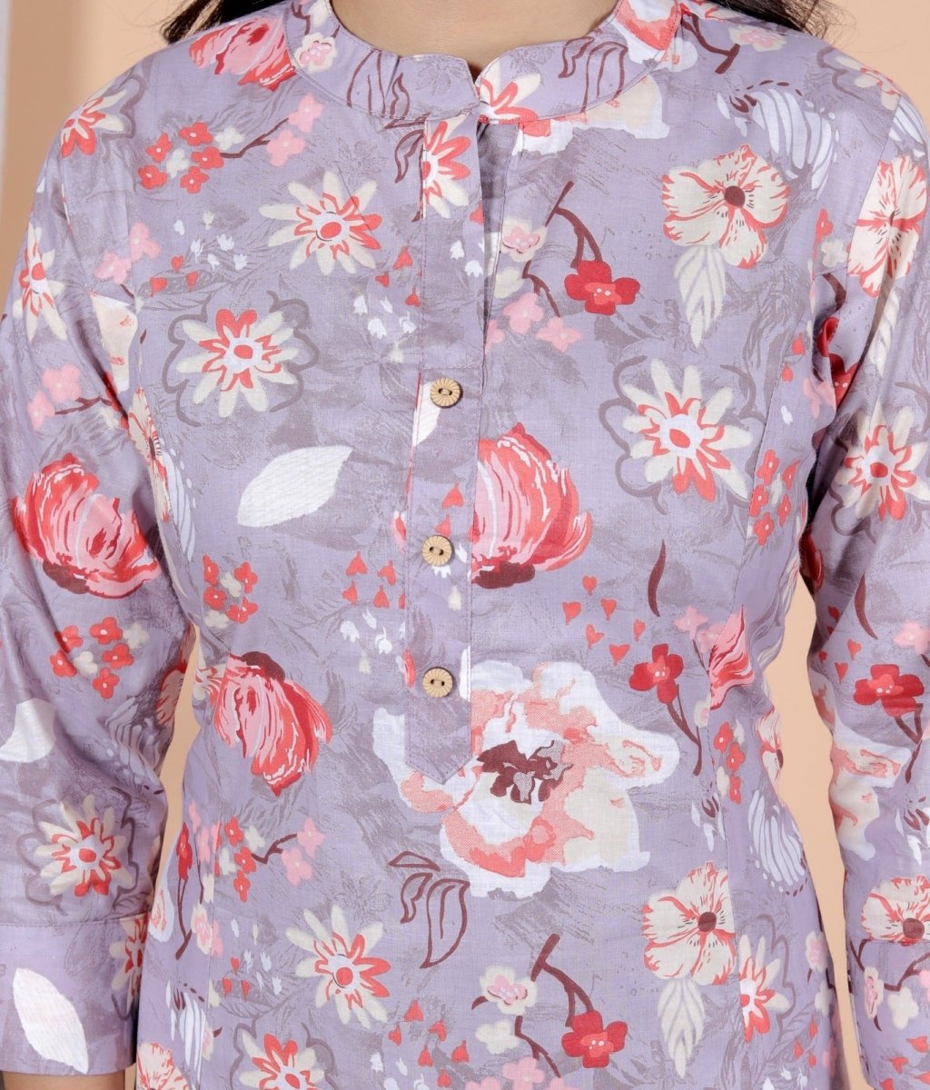 Pure Fine Cotton Print Kurti - Yanchi
