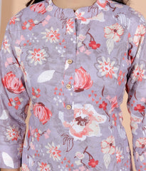 Pure Fine Cotton Print Kurti - Yanchi