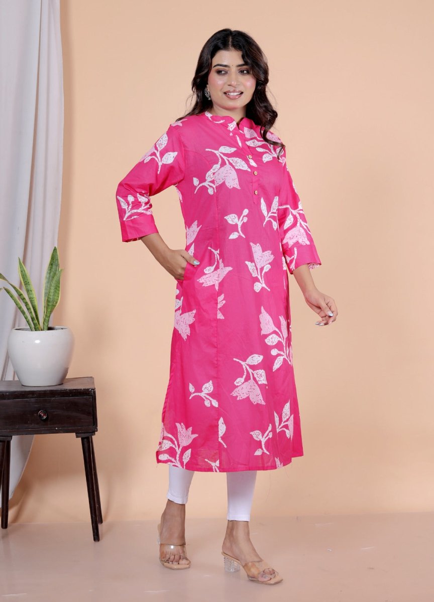 Pure Fine Cotton Print Kurti - Yanchi