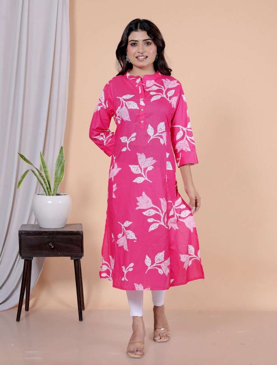 Pure Fine Cotton Print Kurti - Yanchi