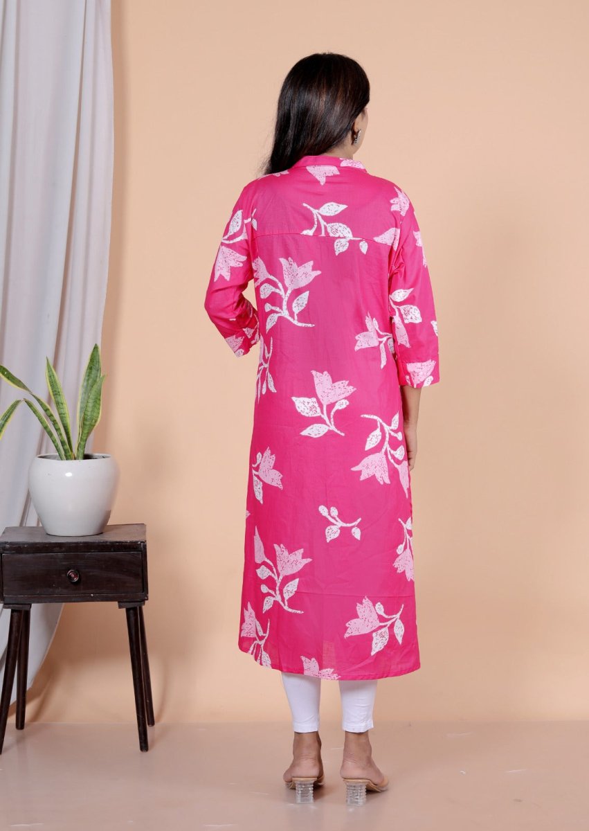 Pure Fine Cotton Print Kurti - Yanchi