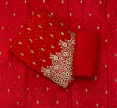 Pure Organza Print Suit Set - Yanchi