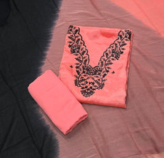 Pure Organza Suit Set with Dhaga & sequence work - Yanchi